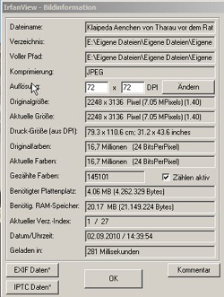 irfanbildeigenschaften