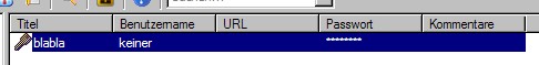 datenbankeintrag