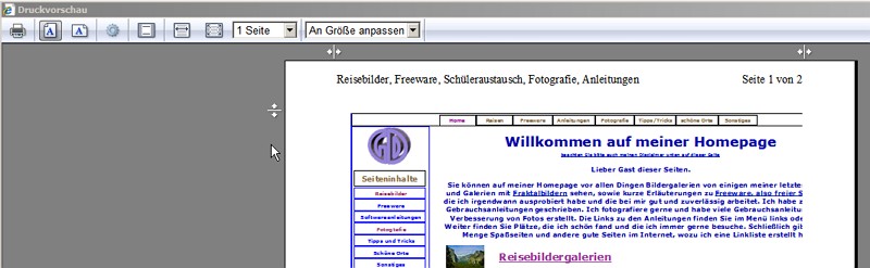 druckvorschau
