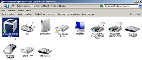 druckersystemsteuerung