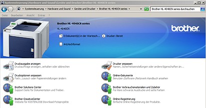 druckerinsystemsteuerung