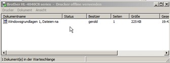 druckauftrag