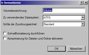 FORMATIEREN