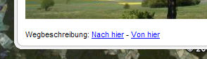 Wegbeschreibung