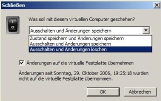 Aenderung loeschen
