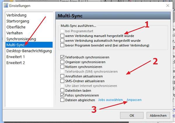 013 phoneexplor multisync einstelg..