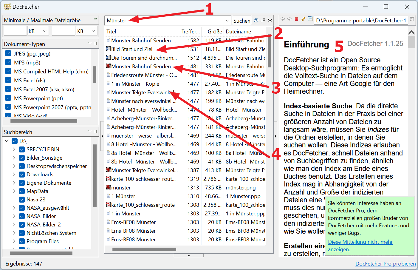 04 docfetch suche und ergebnisse