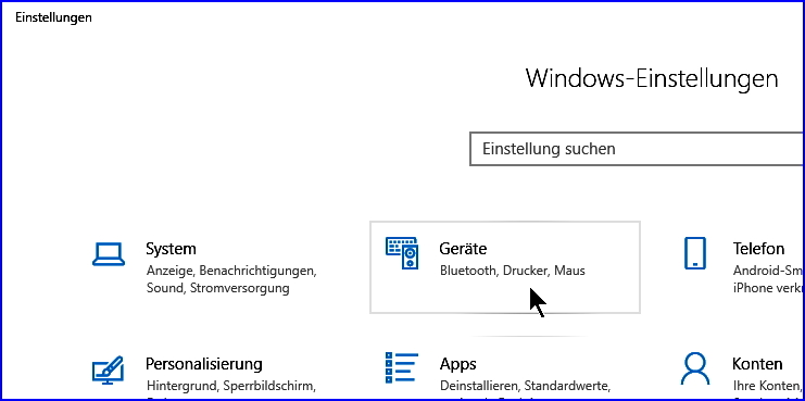 081 Win10 einstellungen