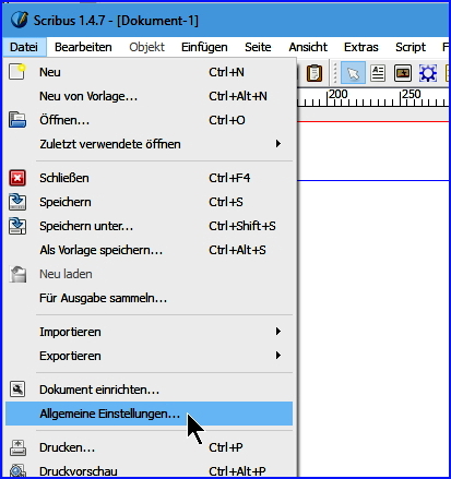 003 scribus einstellg
