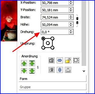 023  scribus bild drehen