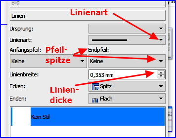 053 scribus linie formatieren