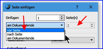 111 scribus neue seite wo
