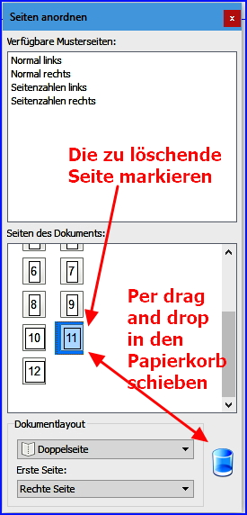 112 scribus seite löschen 1
