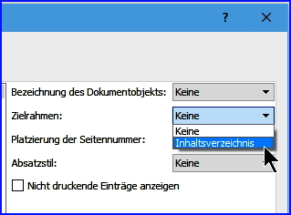 119 scribus inhaltsverzeichnis zielrahmen