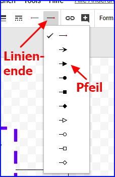 72 google zeichnung pfeileende