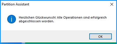 11 aomai partition endgültig löschvorgang beendet
