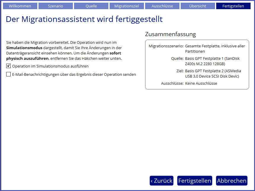 25 paragon fertigstellen starten